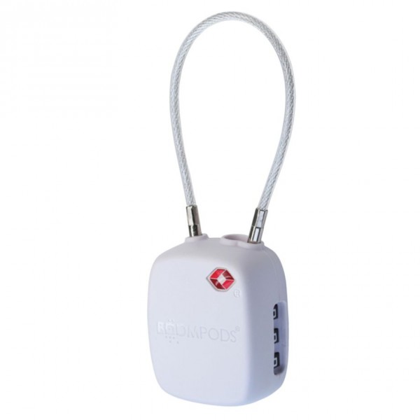 BOOMPODS LOCK TSA Bag Tracker White