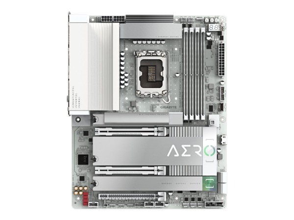 Gigabyte Z890 AERO G Mainboard - Unterstützt Intel Core Ultra (Serie 2) CPUs, 16+1+2 Phasen VRM, bis