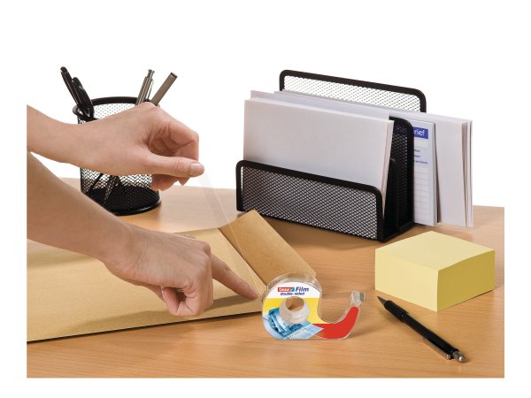 Tesa film Abroller+ 1 Rolle 7.5m 12mm doppelseitig