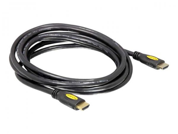 Delock HDMI 1.4 - 5.0m - 5 m - HDMI tipo A (Standard) - HDMI tipo A (Standard) - Nero