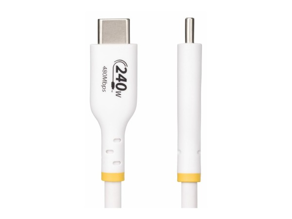 StarTech.com Weisses Usb-C Ladekabel Usb-If zertifiziert Usb C Schnellladekabel 240W PD EPR - Cavo -