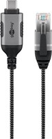 Goobay 74404 - Netzwerkadapter Kabel USB 3.1 Typ C Gigabit Ethernet - Cavo - Digitale/dati