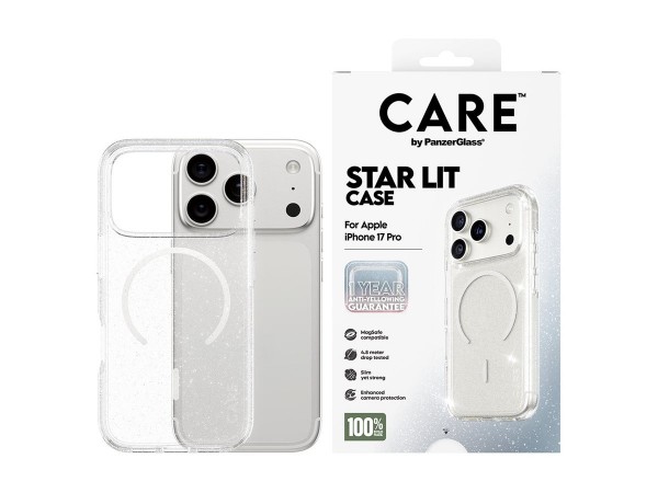 PanzerGlass CARE Flagship Case Urban Explorer Star Lit iPhone 17 Pro Weiß