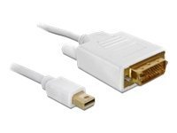 Delock 3m mini DP/DVI - 3 m - DVI-D - Oro - Bianco - Maschio/Maschio