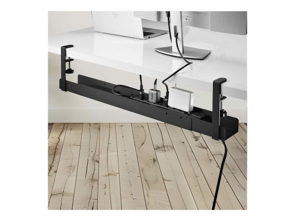 StarTech.com Under Desk Cable Management Tray Clamp-on Installation