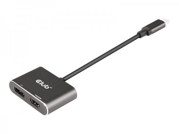 Club 3D Multi Stream Transport Hub USB 3.2 Typ C> DisplayPort+ HDMI 4K60Hz - Adattatore - Digitale/d