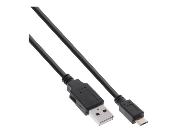 InLine Cavo USB 2.0 Micro - A m/ Micro B M - nero - Ricarica Rapida - 1,8m