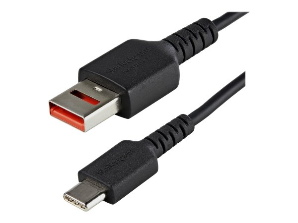 StarTech.com Cavo di ricarica USB C sicuro da 1 m - Cavo di sola alimentazione da USB-A a USB type C