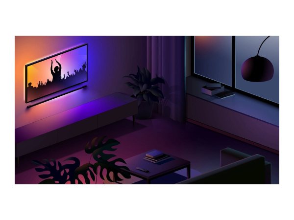 Signify Hue Play Gradient Light Tube 75cm schwarz