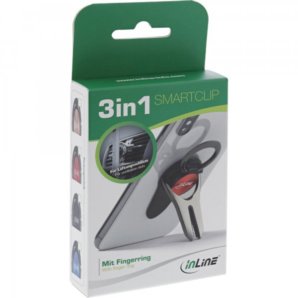 InLine Smartphone 3in1 Smartclip - rosegold