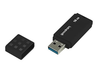 GoodRam UME3 - 16 GB - USB tipo A - 3.2 Gen 1 (3.1 Gen 1) - 60 MB/s - Cuffia - Nero