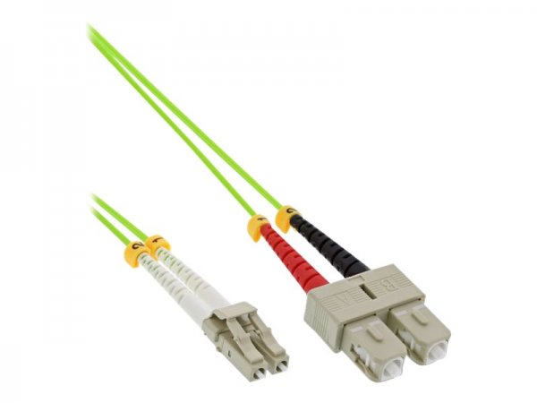 InLine Cavo Duplex - LC/SC 50/125µm - Fibra Ottica OM5 - 20m