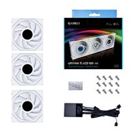 Lian Li Uni fan TL LCD Series Lüfter 3er-Pack inkl. Controller - 120mm weiß - Case fan - 27 dB