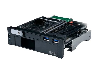 Akasa AK-IEN-01 - 2,5/3,5" - Nero - SATA - Plastica - Acciaio inox - 6 Gbit/s - 148 mm