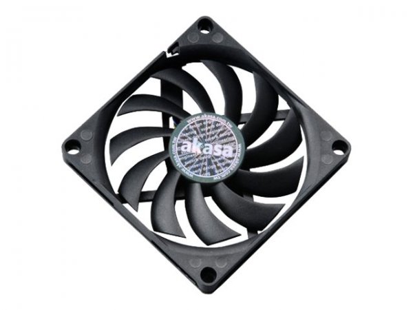 Akasa AK-FN076 - Ventilatore - 8 cm - 600 Giri/min - 3000 Giri/min - 27,09 dB - 26,53 pdc/min