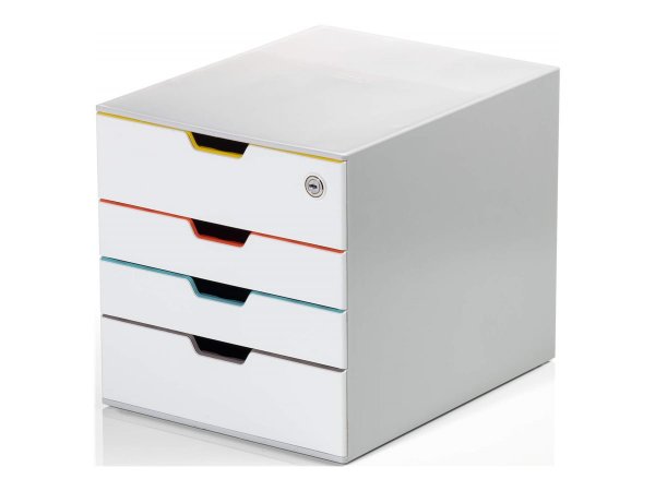 Durable VARICOLOR MIX 4 SAFE - 4 cassetto/cassetti - Grigio - Plastica - A4 - Monocromatico - 24,2 c