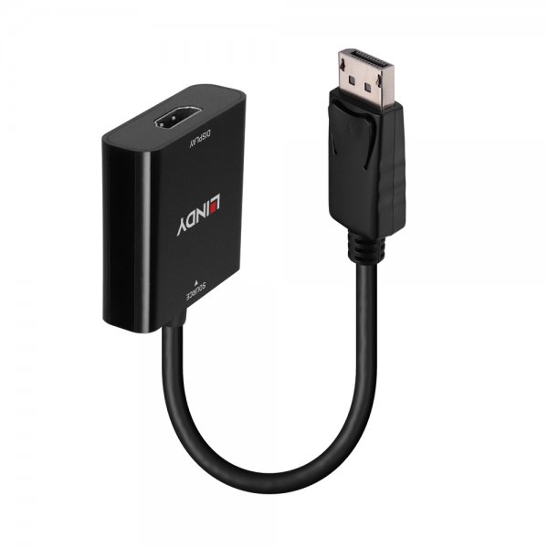 Lindy DisplayPort 1.2 auf Hdmi 18G Konverter aktiv - Cavo - Digitale/display/video