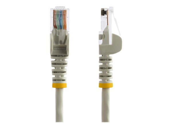 StarTech.com 45PAT15MGR - 15 m - Cat5e - U/UTP (UTP) - RJ-45 - RJ-45 - Grigio