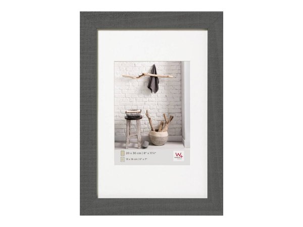 Walther Design Home - Cornice per foto singola - Grigio - 30 x 40 cm