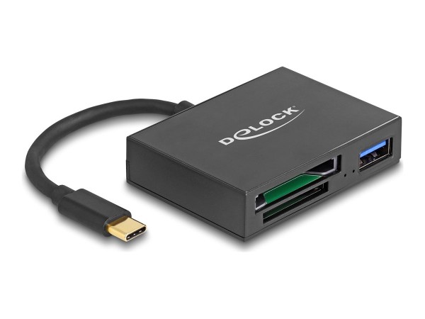 Delock USB-C Card für XQD und SD Speicherkarten - Card-Reader - Secure Digital (SD)