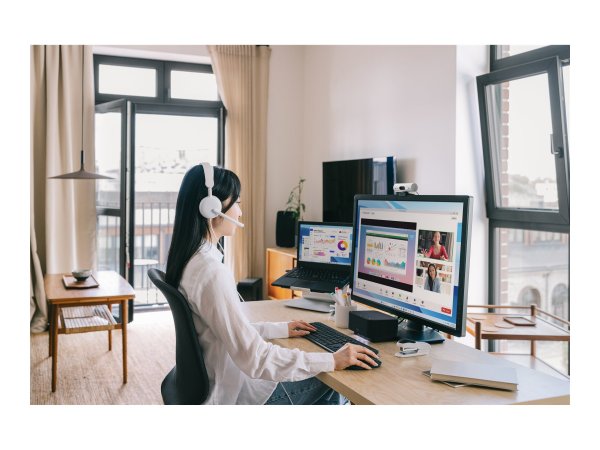Logitech Zone Wired 2-Off-White-EMEA28i-935 - Cuffia - Stereo