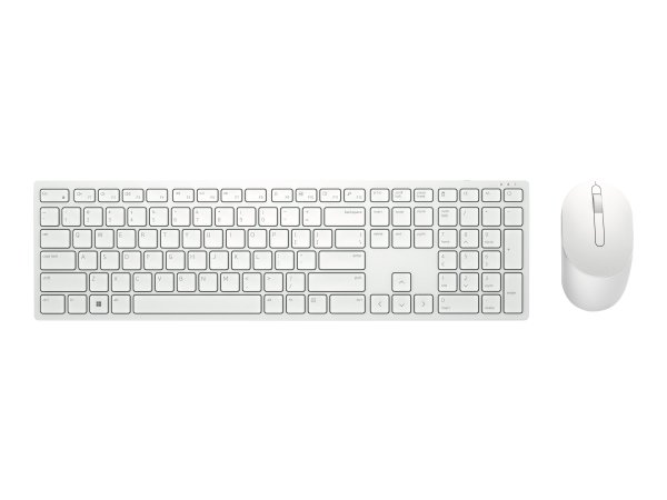 Dell Tastiera e mouse Pro - KM5221W - francese (AZERTY) - bianchi - Full-size (100%) - Wireless - RF