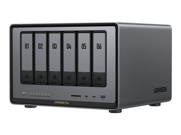 Ugreen NASync Dxp6800 Pro Nas System 6-Bay - Server di archiviazione - NAS