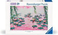 Ravensburger Puzzle Pink Water Lilies 4000 Stueck e Landschaft