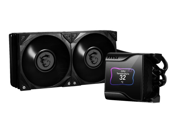 MSI MEG CORELIQUID S280 - Raffreddatore di liquidi tutto in uno - 82,27 pdc/min - Nero