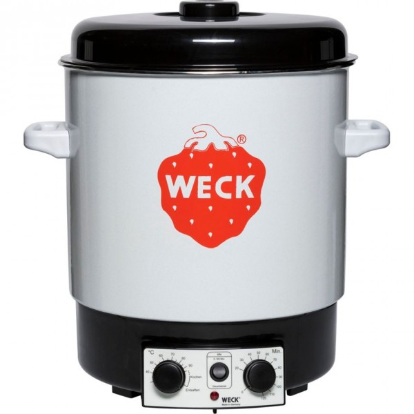 Weck Einkochautomat Emaille mit Uhr