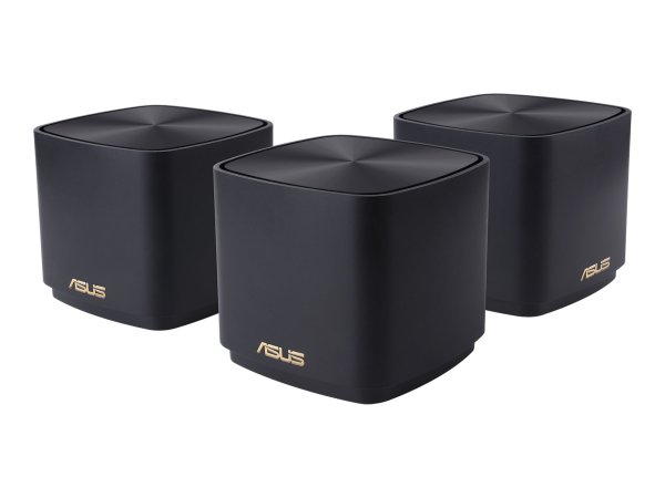 ASUS ZenWiFi XD4 Plus (B-3-PK) - Nero - Interno - Router Mesh - Potenza - 445,93 m² - Dual-band (2.4
