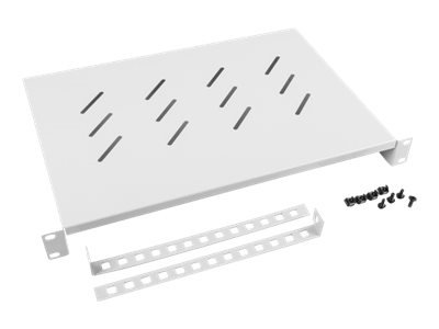 Lanberg AK-1004-S - Mensola per scaffale - Grigio - 25 kg - 1U - 48,3 cm (19") - 483 mm