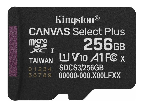 Kingston Canvas Select Plus - Flash-Speicherkarte - Extended Capacity SD (MicroSDHC)