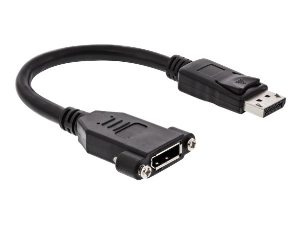 InLine Cavo DisplayPort da pannello maschio / femmina - 0,2m - 4K2K - nero