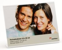 Walther Design Acryl Portrait 13x18 - Acrilico - Trasparente - 13 x 18 cm