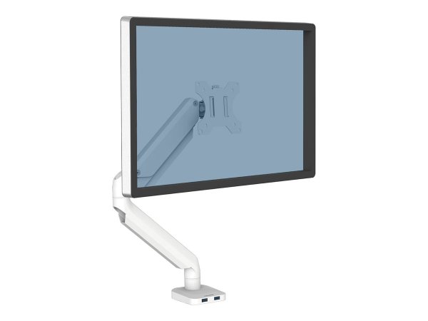 Fellowes Monitor-Halterung Platinum Single weiß