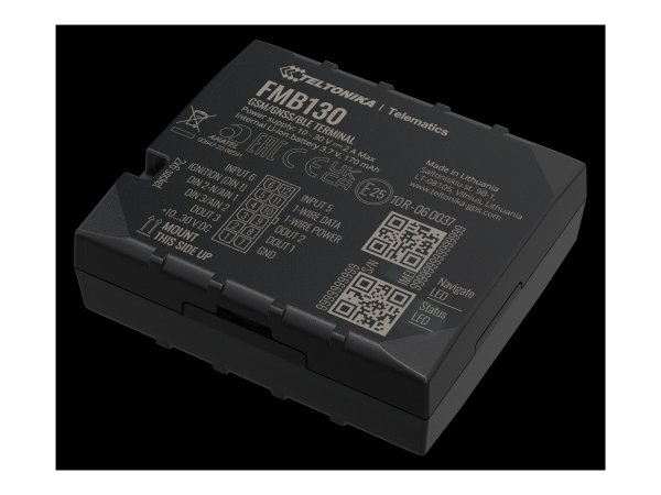 Teltonika FMB130 - Auto - Nero - 850,900,1800,1900 MHz - IP41 - 0,128 GB - Micro-USB