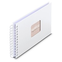 Hama Fine Art Spiral weiß 24x17 50 weiße Seiten 9842 - Bürokleinmaterial