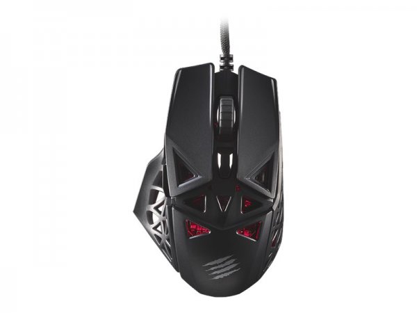 Mad Catz M.O.J.O. M1 - Mano destra - Ottico - 12000 DPI - 1 ms - Nero