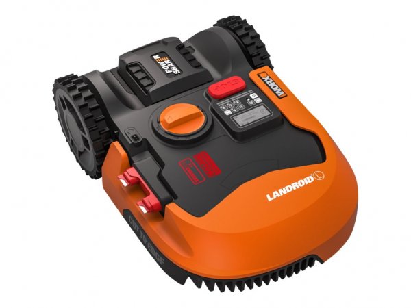 Worx WR155E - Tagliaerba robotizzato - 22 cm - 3 cm - 6 cm - 62 dB - Nero - Arancione