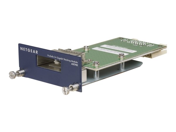 Netgear ProSafe AX742 - Interruttore - Filo di rame, Vetroresina (lwl) 24 Gbps - Modulo plug-in
