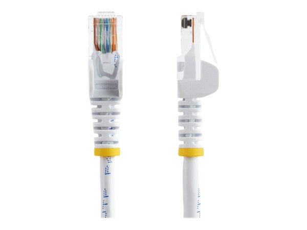 StarTech.com White Snagless Cat5e Patch Cable - Cavo - Rete