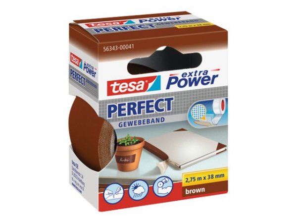 Tesa extra Power - 2,75 m - Marrone - 19 mm - 1 pz