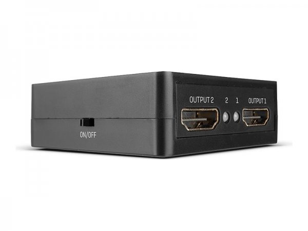 Lindy 38358 - HDMI - 2x HDMI - 3840 x 2160 Pixel - Nero - Metallo - 60,5 mm