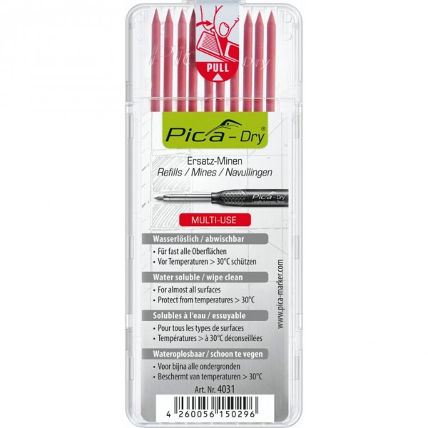 Pica Minen-Set rot 4031