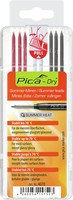 Pica Marker 4070/SB - 2B - Grigio - Rosso - Bianco - 8 pz - 2,8 mm - 125 mm - Blister