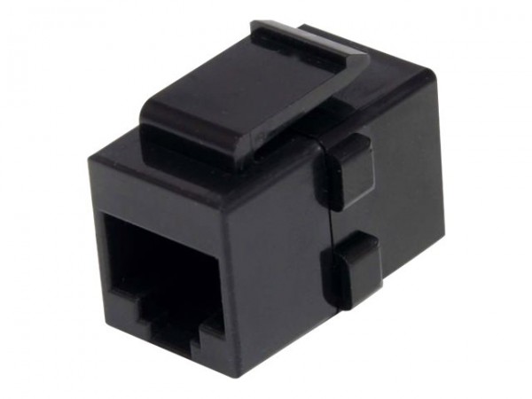 StarTech.com Accoppiatore di rete jack Keystone RJ45 Cat 6 - F/F - Nero - RJ-45 - RJ-45 - 90 mm - 12