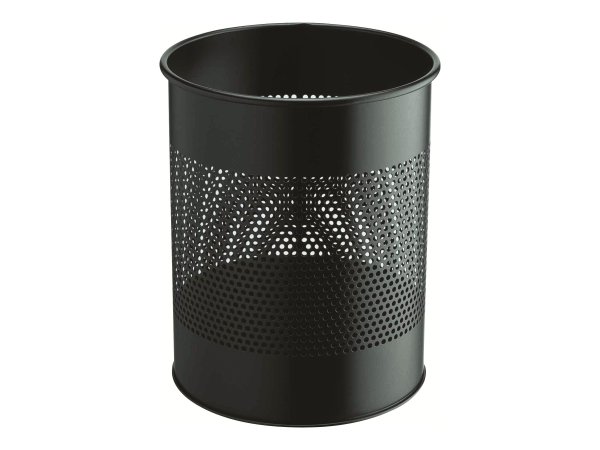 Durable 3310-01 - 15 L - Rotondo - Metallo - Nero - 26 cm - 315 mm