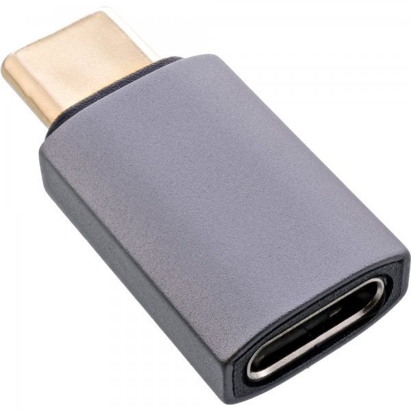 InLine Adattatore USB4 - presa/spina USB-C - alluminio - grigio