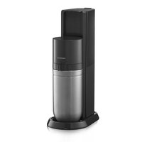 SodaStream DUO - Nero - Acciaio inox - 155 mm - 280 mm - 440 mm - Scatola - 1 L
